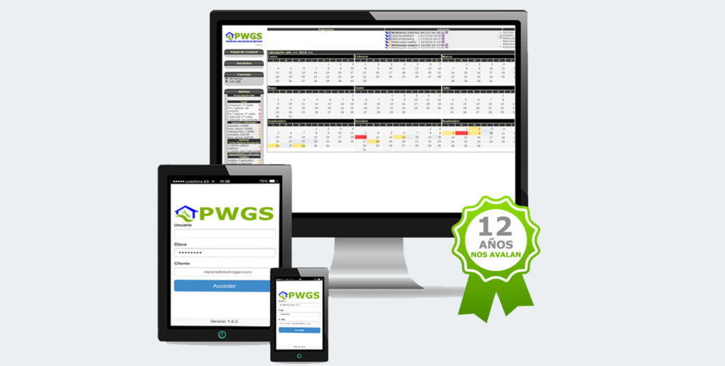 PWGS multiplataforma: software para trabajar para seguros de hogar