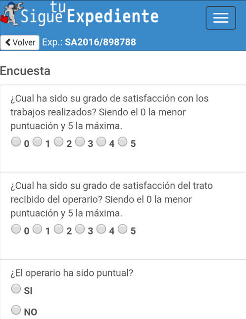 Cuestionario Sigue tu Expediente